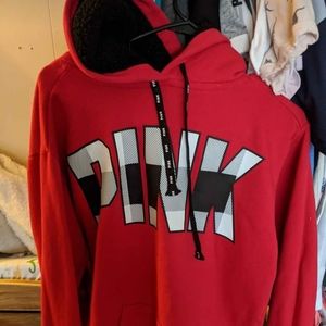 PINK Sherpa lined Hoodie